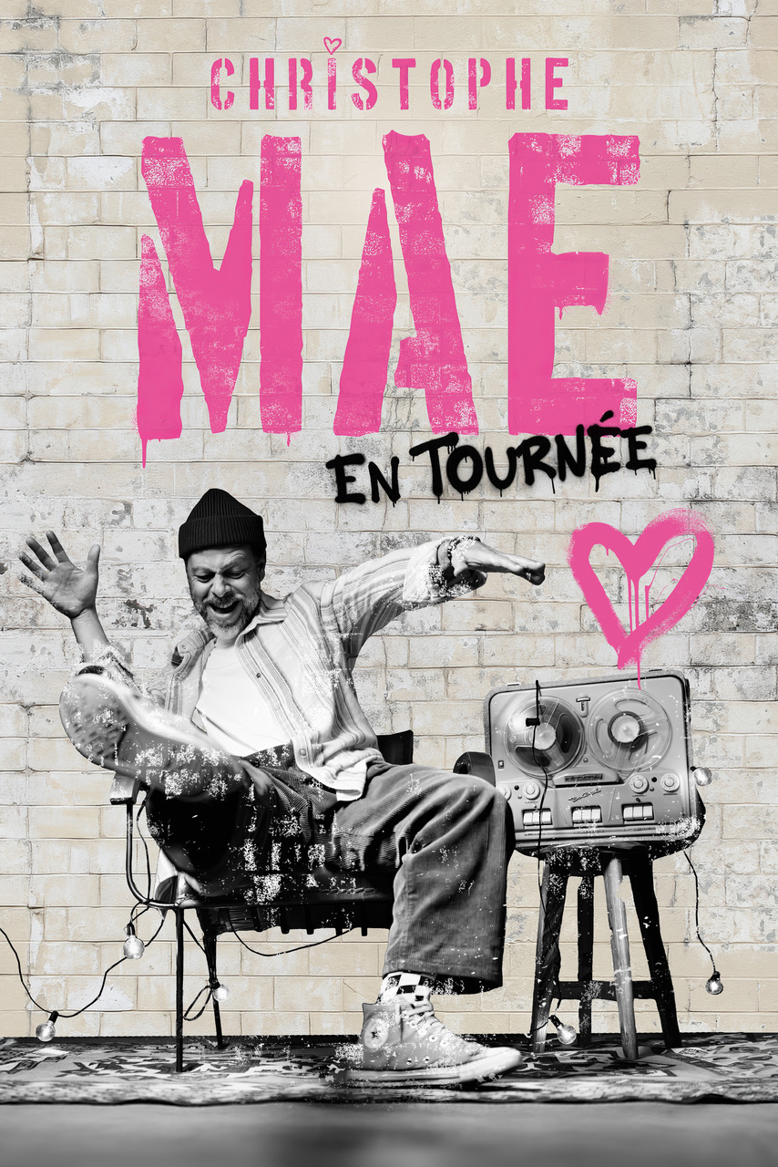 christophe mae 2026 affiche 40x60 web